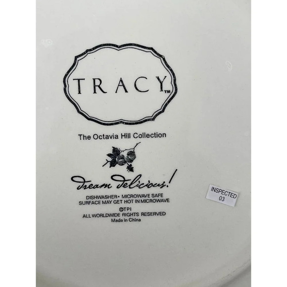 Set 6 Tracy Porter Octavia Hill Collection Floral Country Rustic Lunch Plates 8" - Picture 11 of 12